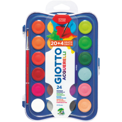 ESTUCHE GIOTTO 20+4 ACUARELAS