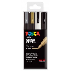 SET 4 POSCA PC3M BASICO GSWB