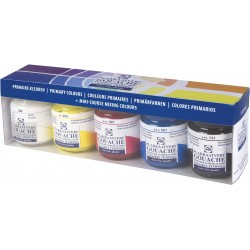 PACK 5 COLORES TEMPERA 50ML...