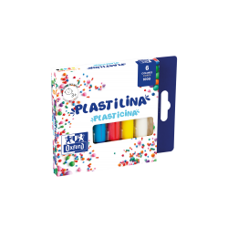 PLASTILINA OXFORD 6 COLORES...