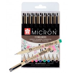 SET 9 ROTUS MICRON COLORES