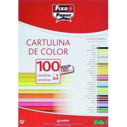 CARTULINAS FIXO PACK 100 H...