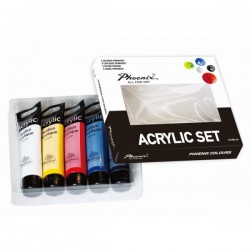 CAJA ACRILICO SET 5X100ML...