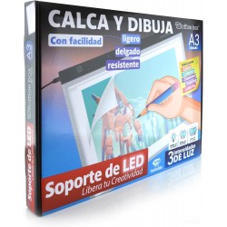 SOPORTE FRAGA LED A3 CALCA...