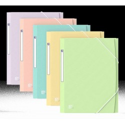 CARPETA OXFORD GOMAS PASTEL...