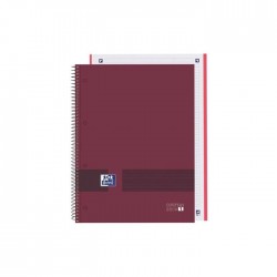 CUADERNO OXFORD BURDEOS A4+...