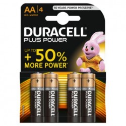 PILAS DURACELL ALCALINAS PLUS